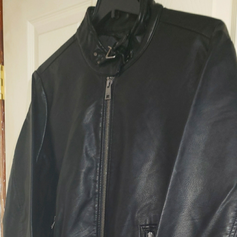 Womens 4x Levi Faux Leather Jacket